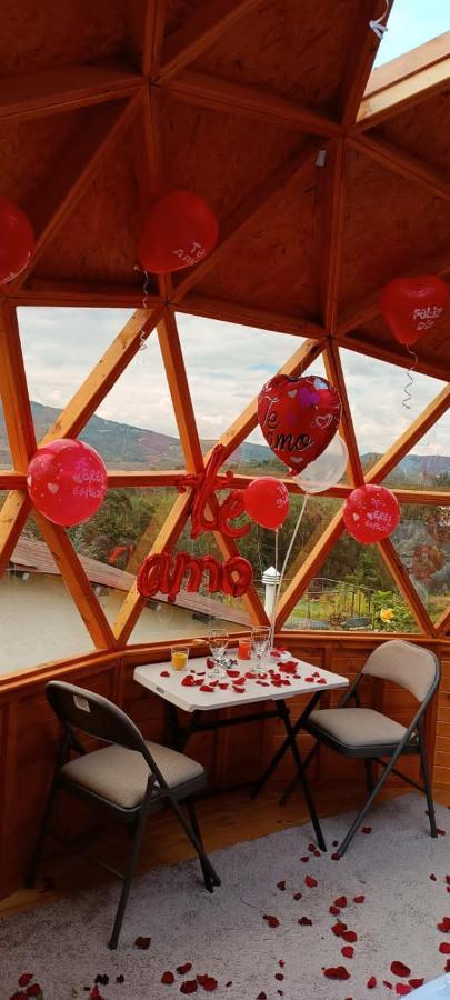 Benigno Mirador Bed & Breakfast Guatavita Dış mekan fotoğraf